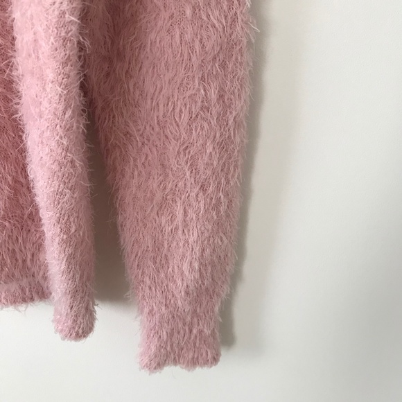 H&M Pink Fuzzy Crew Neck Sweater - Picture 14 of 16